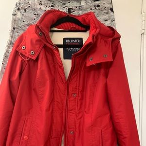 Hollister jacket with hoodie